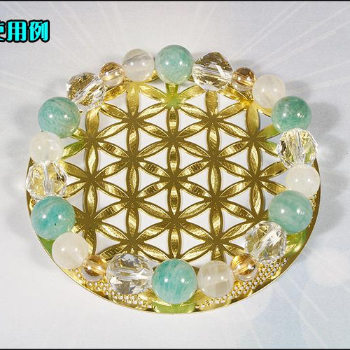 Crystal Mind】エナジーカード(神聖幾何学に基づく真鍮プレート)セブン 