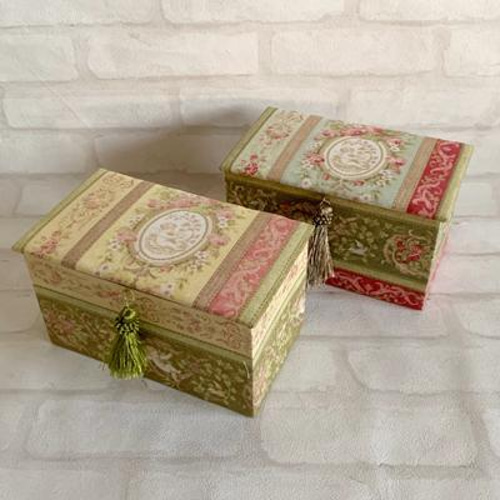 マスクボックス（カルトナージュ・天使・エンジェル・ヴィクトリアン