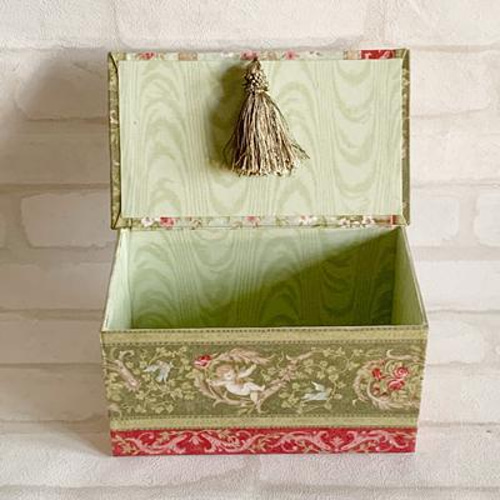 マスクボックス（カルトナージュ・天使・エンジェル・ヴィクトリアン