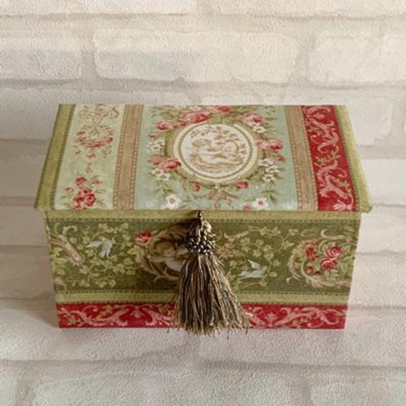 カルトナージュ小物入れ（ヴィクトリアン天使）A