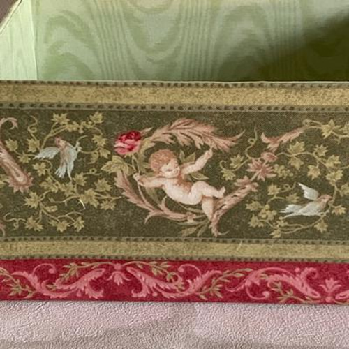 マスクボックス（カルトナージュ・天使・エンジェル・ヴィクトリアン