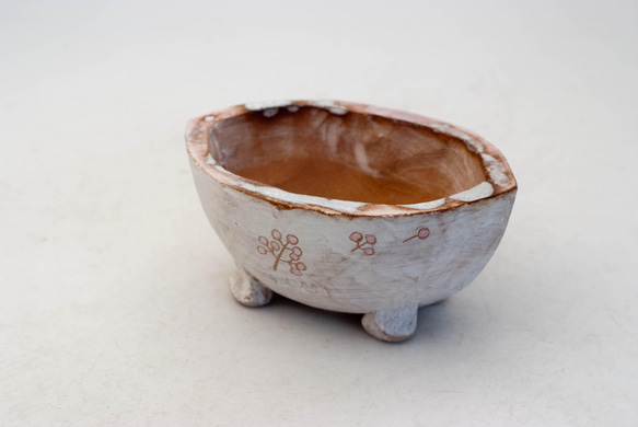 陶器製　多目的自由な植木鉢 CVil-1241 2枚目の画像