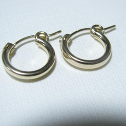 14kgf*クロッシングピアス（ペア約13mm） 1枚目の画像