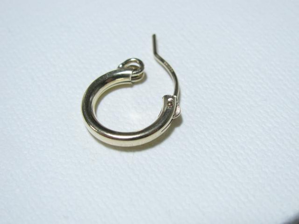 14kgf*クロッシングピアス（ペア約13mm） 2枚目の画像