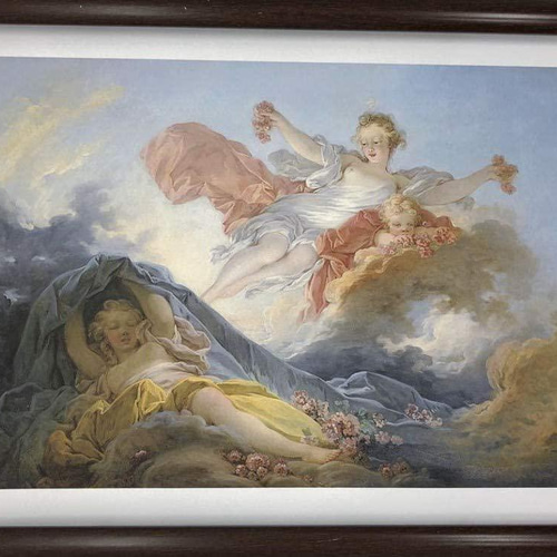 ジャン・オノレ・フラゴナール ヴィーナスの目覚め A4 ポスター 輸送用