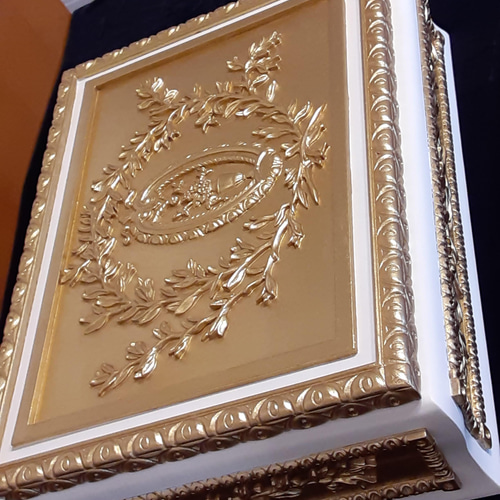 金彩フランスロココ彫刻宝石箱（花瓶＆月桂樹） 彫刻 Rcoco 通販