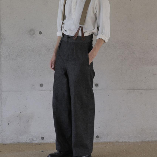 cmmawear トラウザーズ ワイド ブラック サイズS NVRFRGT - 【24AW】Sカーブ ワイドレッグ ユーティリティ