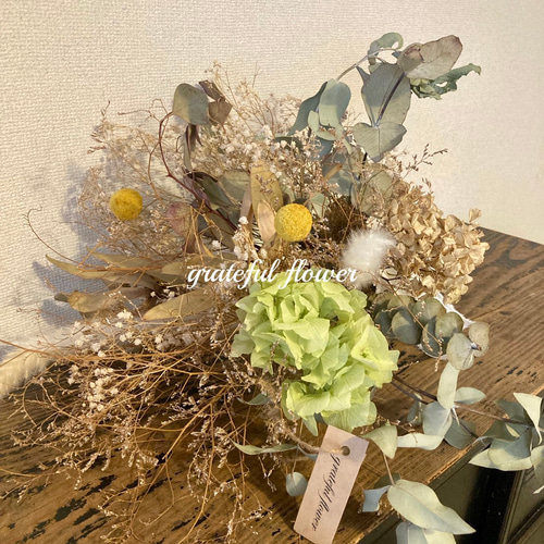 ドライフラワー 花束 送料無料 母の日 紫陽花 リューカ