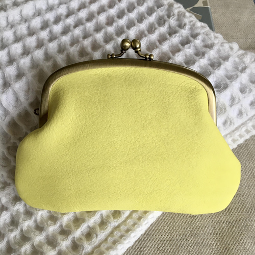 親子がま口財布＊ミナペルホネン×リバティ 蝶々のプリントが