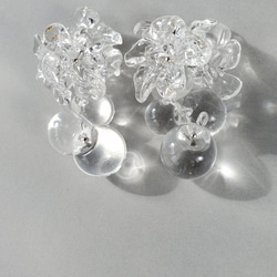 どこから見ても美しい　透明感ピアス＆イヤリング 4枚目の画像