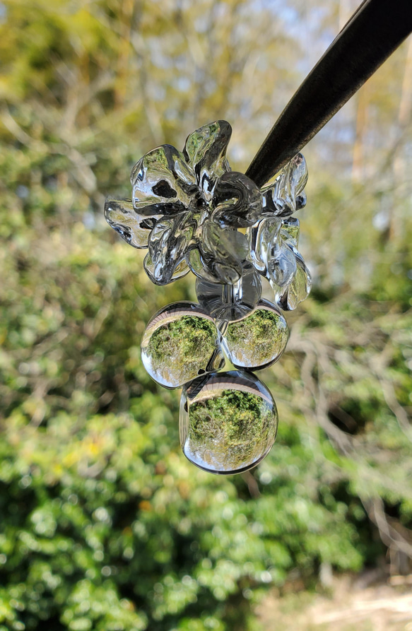 どこから見ても美しい　透明感ピアス＆イヤリング 2枚目の画像