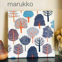 北欧 * ファブリックパネル 北欧の森とおうち 5e8bc8a9410d23e5d17069eaa7c6f1