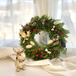 針葉樹のwinter wreath☆2wayです！☆クリスマスから新春にかけて☆ 8枚目の画像