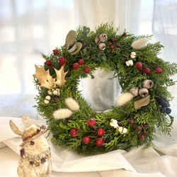 針葉樹のwinter wreath☆2wayです！☆クリスマスから新春にかけて☆ 7枚目の画像