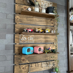 シェルフ　棚　カントリー　アメリカン　コレクション　ヴィンテージ　(受注生産になります) 5枚目の画像