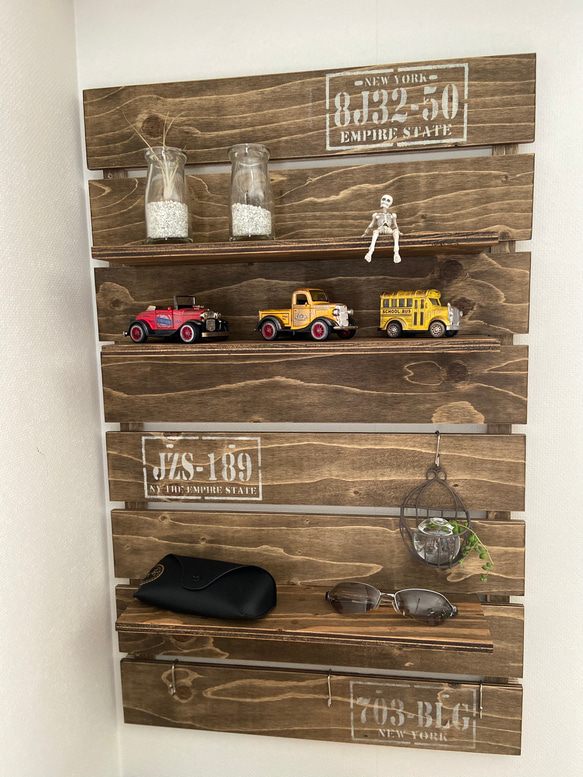 シェルフ　棚　カントリー　アメリカン　コレクション　ヴィンテージ　(受注生産になります) 4枚目の画像