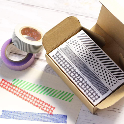 スタンプ かわいい おしゃれ はんこ (#19) ゴム印 セット マステ