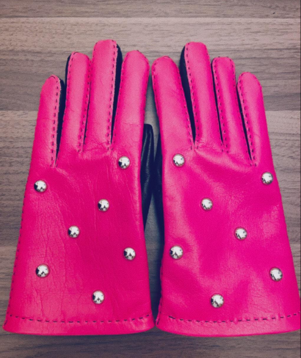 手袋/革製 [your STARDUST] vivid pink ver.