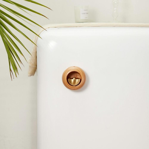 ドアベル ウォールナット 優しい音のドアチャイム 木製 真鍮 玄関 磁石