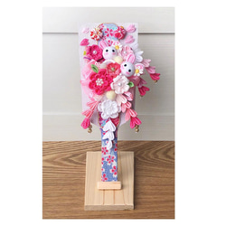 受注制作】つまみ細工 花嫁と花婿 うさぎ ウエディング 和装 その他