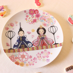 ポーセラーツ作品【お雛様】