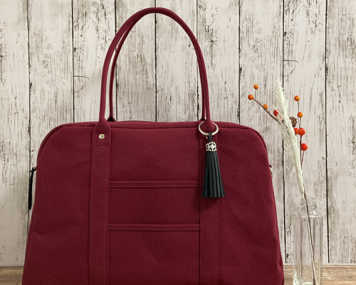 倉敷帆布】大きなボストンバッグ ボストンバッグ HUB 通販 13123612