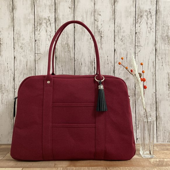 倉敷帆布】大きなボストンバッグ ボストンバッグ HUB 通販