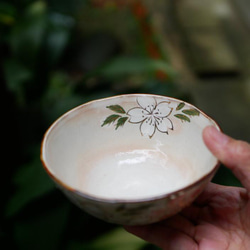 大櫻花蓋飯（大） 一千金齋陶器 京瓷 第1張的照片