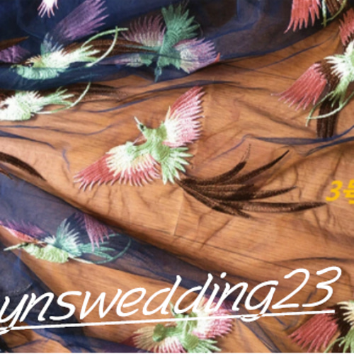 チュール打掛 オーガンジー打掛 着物 オーバードレス レース羽織  