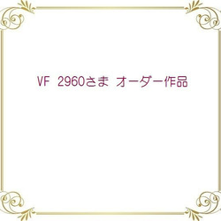 『VF 2960 さまオーダー作品』 1枚目の画像