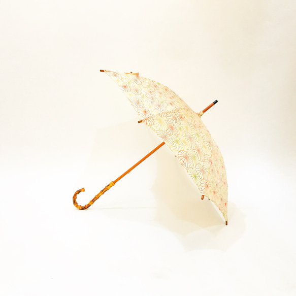 着物日傘　絹の着物をアップサイクル　日本の職人が手仕事で制作　#04 3枚目の画像
