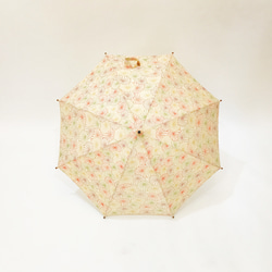 着物日傘　絹の着物をアップサイクル　日本の職人が手仕事で制作　#04 2枚目の画像
