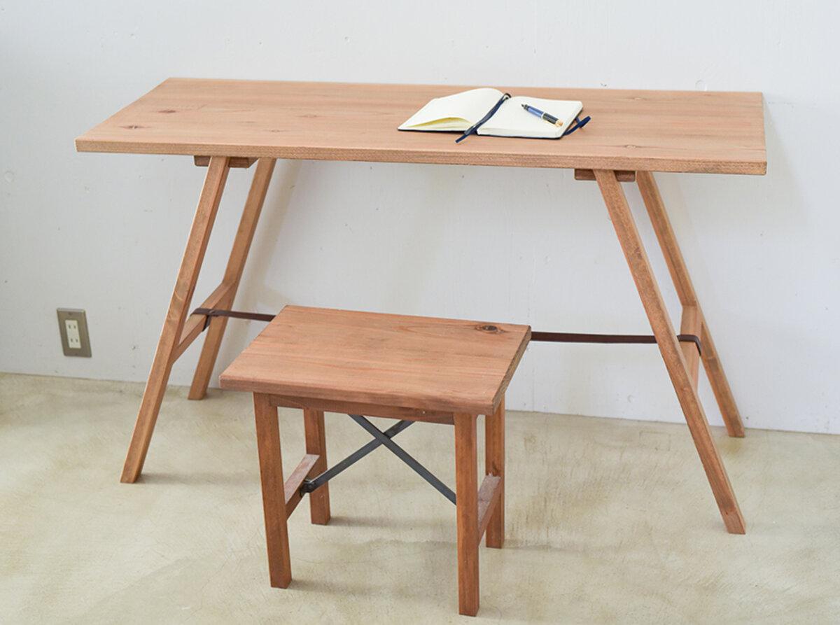 杉無垢材の折りたたみテーブル」天板のみ 机・デスク HYTNOS