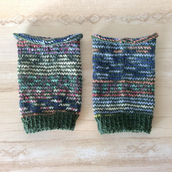 オパール毛糸　リストウォーマーで温活　洗える 3枚目の画像