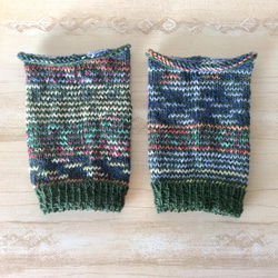 オパール毛糸　リストウォーマーで温活　洗える 2枚目の画像