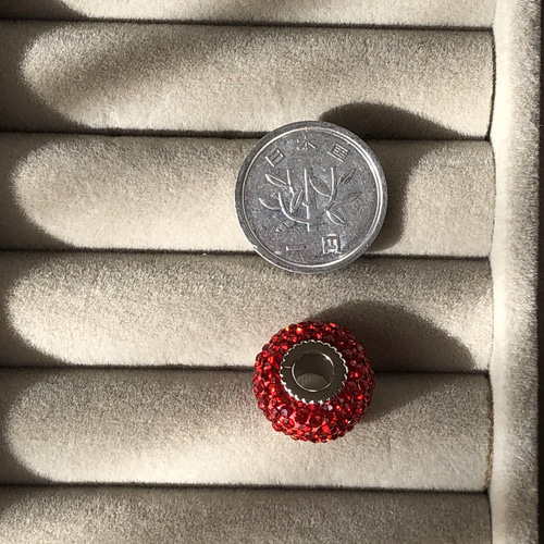 再販×2】色が選べる グルーデコ スワロフスキー ロンデル ネックレス