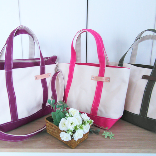 刻印名入れ】18色から選べるトートバッグ ショルダー 誕生日