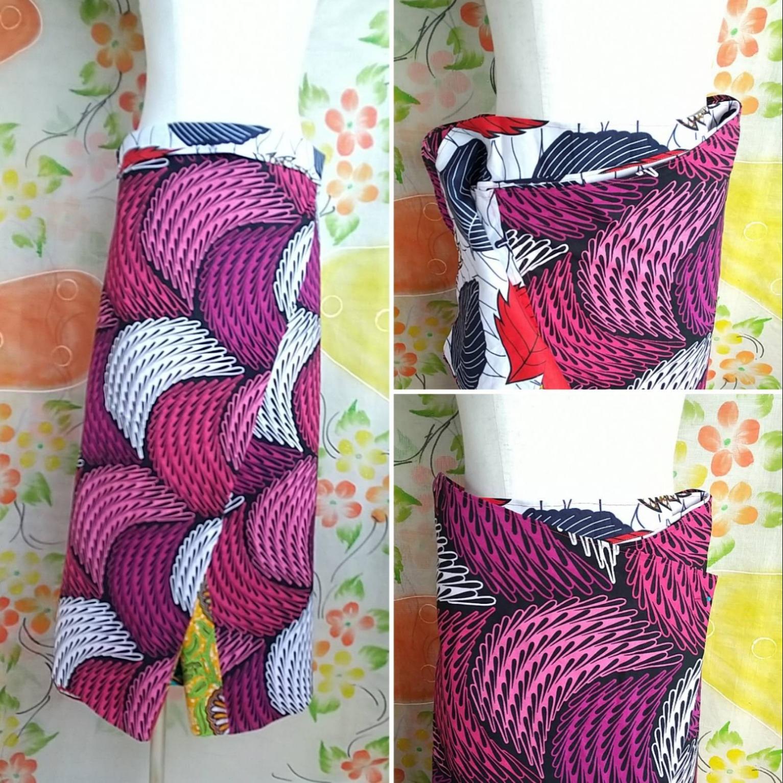 アフリカ布つつふく【回ってクルッ】ハンドメイド アフリカ布つつふく【回ってクルッ】ハンドメイド