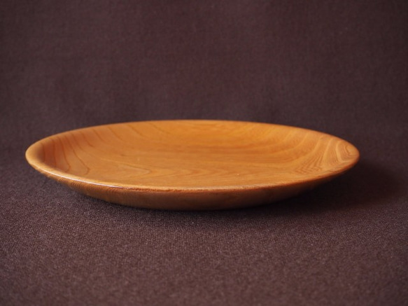 木製皿（ケヤキ）no.25 3枚目の画像