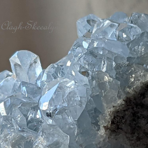 一点物】セレスタイト 原石 ⑦✩.*˚天然石×インテリア 一点物