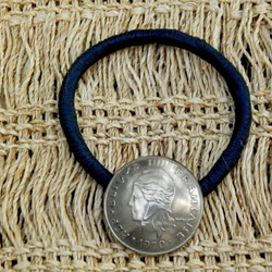 ＃H199 New Caledonia Coin Hair Elastic 4枚目の画像