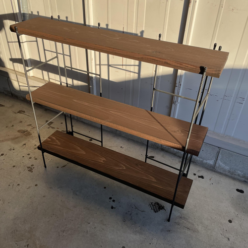 新商品‼️大人気‼️ 手作りアイアン家具 アイアンシェルフ 新商品‼️大人気‼️ 手作りアイアン家具 アイアンシェルフ