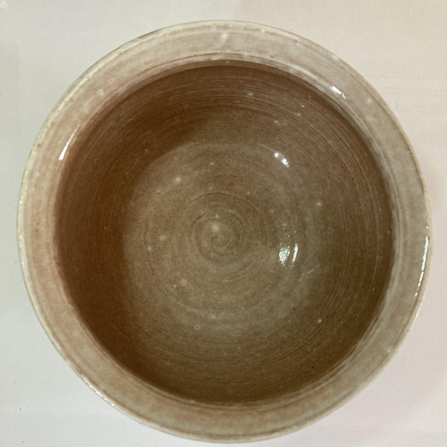 茶こぼし】【花器】【中鉢】【送料無料】七宝つなぎ柄 手作陶芸 円満