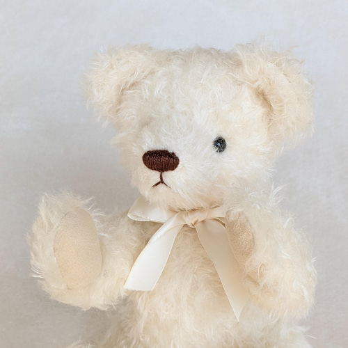 雪色のくまま。| テディベア こぐま 25cm ぬいぐるみ くまま。 通販