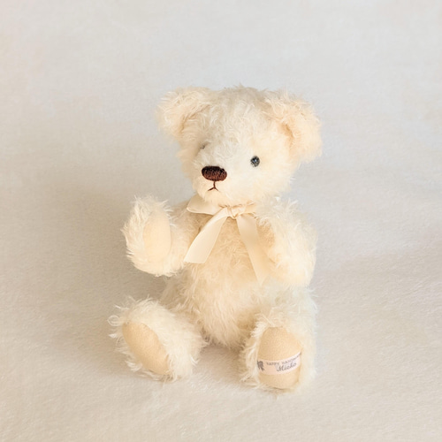 雪色のくまま。| テディベア こぐま 25cm ぬいぐるみ くまま。 通販