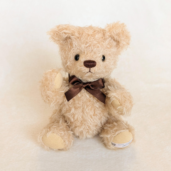 テディベア★ミルクティ色 ミルクティー色のくまま。|テディベア こぐま 23cm ぬいぐるみ くまま