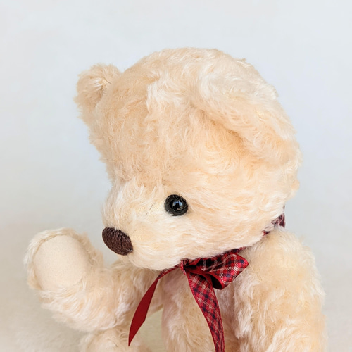 アイボリー色のくまま。|テディベア こぐま 25cm ぬいぐるみ くまま