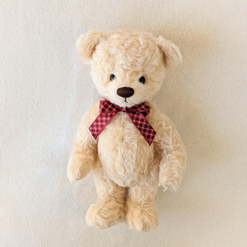 アイボリー色のくまま。|テディベア こぐま 25cm ぬいぐるみ くまま