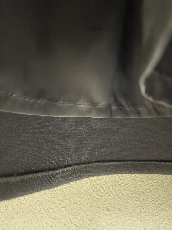 ウール混のフレアスカート(ブラック) 5枚目の画像