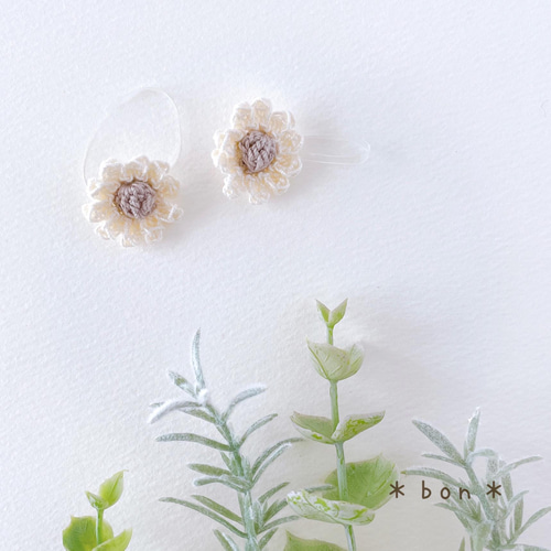 小さなお花ヘアゴム 2個 からまないゴムS 雑貨・その他 ＊bon＊fleurs